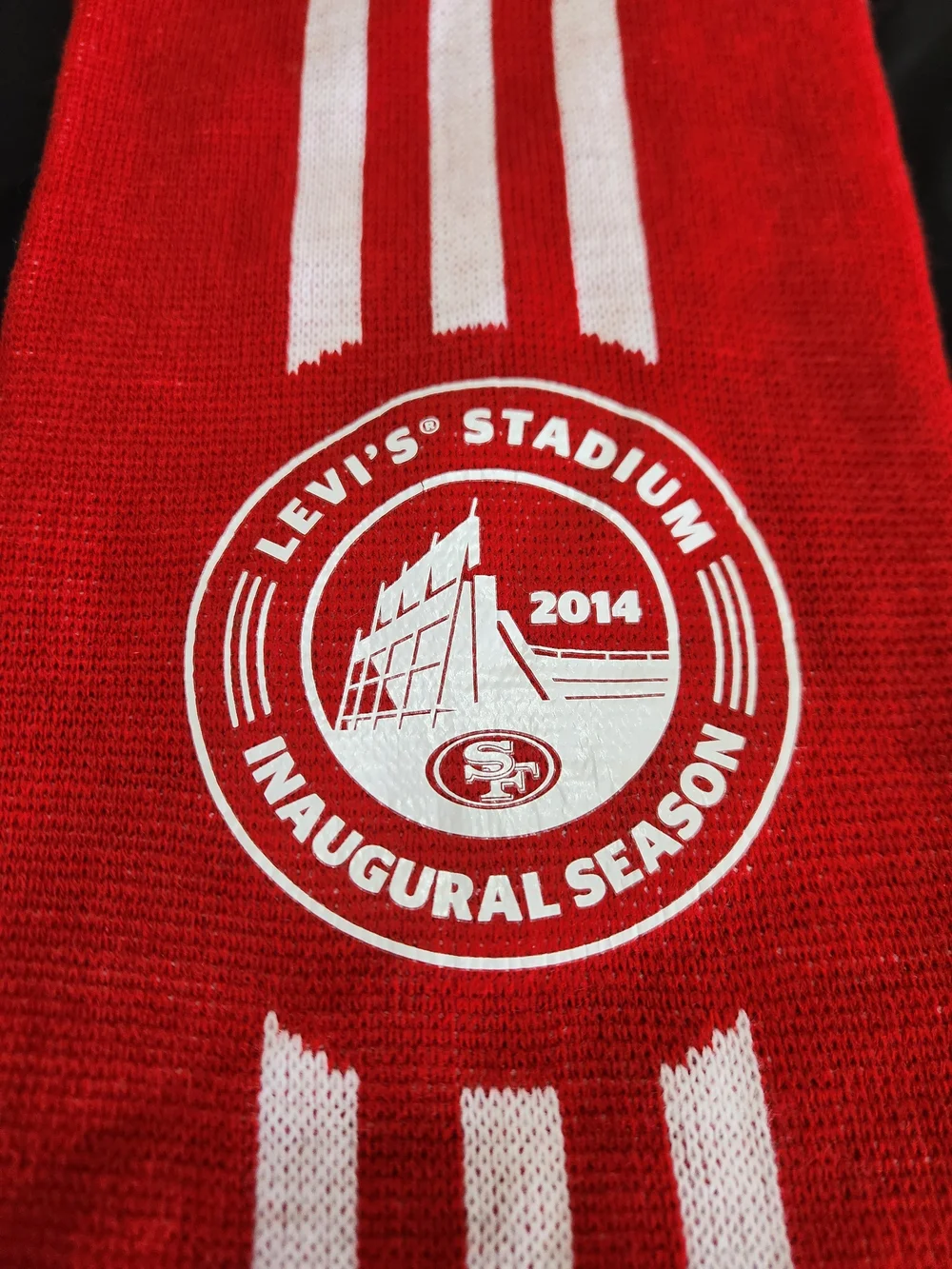 2014 Levi's Stadium Inaugural Season 'COME TO PLAY' Knit Scarf